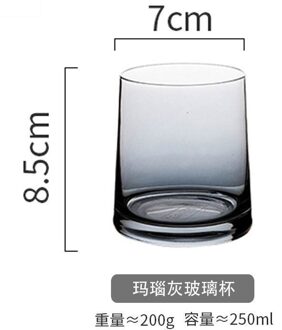 Nordic Stijl Ins Kleurrijke Whiskey Glazen Beker Coffe Mok Huishoudelijke Whiskey Glas Mok Transparant Water Glazen Beker Drinken Sap Glas groen