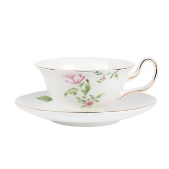 Nordic Stijl Koninklijke Thee Cup Schotel Wit Kleine Porseleinen Koffie Cup Set Theepot Luxe Drinkware Thee Kopjes En Schotel Sets tazas