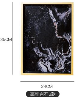 Nordic Stijl Luxe Huis Decoraties Glas Spiegel Lade Ornamenten Creatieve Fruit Snacks Sundriesopslag Lade Scène Layout Props