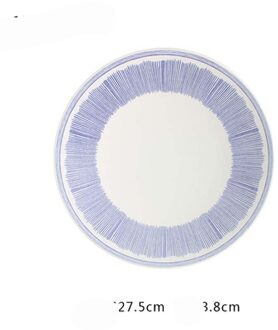 Nordic Stijl Originele Westerse Voedsel Plaat Mat Onderglazuur Dessertbord Restaurant Belangrijkste Plaat Steak Plaat Ins Plaat