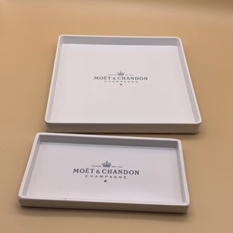 Nordic Stijl Plastic Ontbijt Lade Voedsel Fruit Dessertbord Snack Opslag Trays Keuken Organizer black22x12cm