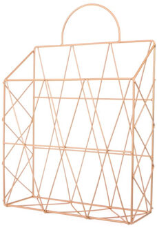 Nordic Stijl Tijdschrift Bestand Boek Rack Desktop Opknoping Opslag Plank Office Home L41E Goud