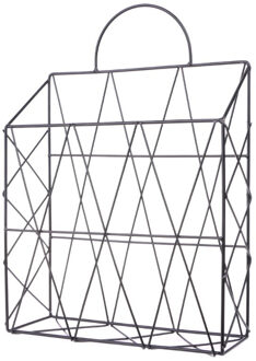 Nordic Stijl Tijdschrift Bestand Boek Rack Desktop Opknoping Opslag Plank Office Home L41E zwart