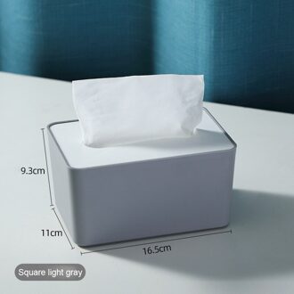 Nordic Stijl Tissue Box Milieubescherming Thuis Tissue Container Handdoek Servet Weefsel Houder Case Voor Kantoor Thuis Opslag 04