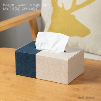 Nordic Stijl Tissue Doos Pompen Doos Thuis Woonkamer Decoratie Restaurant Bureau Creatieve Servet Opbergdoos Eenvoudige A2