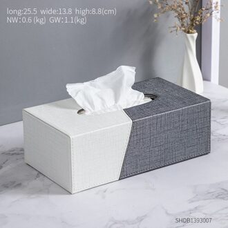 Nordic Stijl Tissue Doos Pompen Doos Thuis Woonkamer Decoratie Restaurant Bureau Creatieve Servet Opbergdoos Eenvoudige A5