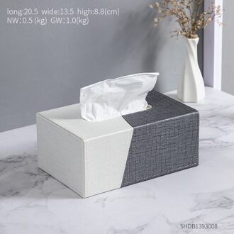Nordic Stijl Tissue Doos Pompen Doos Thuis Woonkamer Decoratie Restaurant Bureau Creatieve Servet Opbergdoos Eenvoudige A6