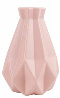 Nordic Stijl Vaas Woondecoratie Bloemstuk Ornamenten Vaas Plastic Geometrische Bloem Container Decoratie Accessoires nordic poeder