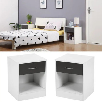 Nordic Style Creative Modern Wooden Bedside Tables Home Nightstands Bed Stand Bedroom Storage Cabinet HWC
