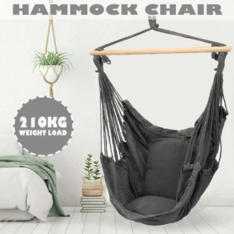 Nordic Style Hammock Outdoor Indoor Garden Dormitory Bedroom Hanging Chair For Child Adult Swinging Single Safety Chair