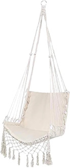 Nordic Style Hammock Safety Hanging Hammock Chair Swing Rope Outdoor Indoor Hanging Chair Garden Seat for Child Adult