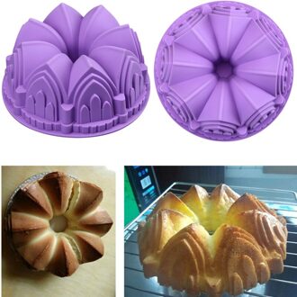 Nordic Ware Silicone Collectie Kathedraal Bundt Pan Chiffon Savarin Cakevorm Mousse Brownie Dessert Taart Decoratie Bakken Tool