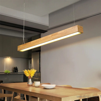 Nordic Wooden Pendant Lights Modern Led Kitchen Office Hanging Lights Solid Wood Home Decor Dining Room Dining Table Lights