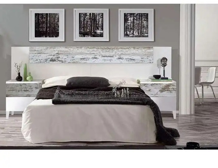 Nordik bed head of 135cm or 150cm with two two drawers each.