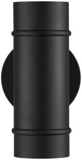 Nordlux Buitenwandlamp Artilus, zwart, aluminium, IP54, up/down