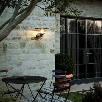 Nordlux Buitenwandlamp Bastia zwart Ø 35 cm