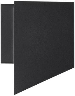 Nordlux Buitenwandlamp Nico Square, zwart, aluminium, down, IP54