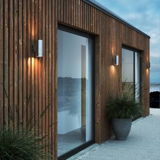 Nordlux Buitenwandlamp Tin Maxi Double, staal verzinkt zinkgrijs