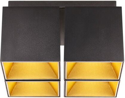 Nordlux Ethan Plafondpot Zwart 4xgu10