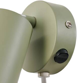 Nordlux Explore wandspot met kabel en stekker, GU10, groen