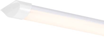 Nordlux Glendale LED-lichtlijst, 119 cm, IP20, kunststof, wit