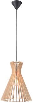 Nordlux Groa 35 Hanglamp Hout E27 Beige