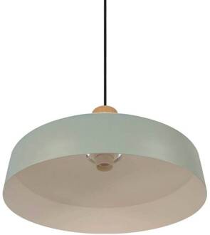 Nordlux Hanglamp Elvas, stofgroen, Ø 37 cm, metaal/kurk