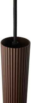 Nordlux Hanglamp Vico, metalen kap, 1-lamp, bruin metallic