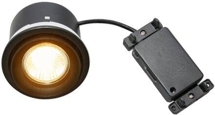 Nordlux Inbouwspot Sorina, GU10, star, metaal, zwart