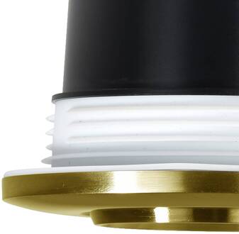 Nordlux Inbouwspot Umberto, aluminium, messingkleurig