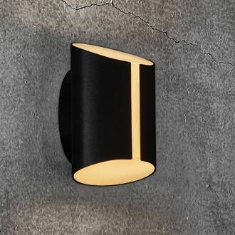 Nordlux LED buitenwandlamp Grip, CCT Smart Home, zwart