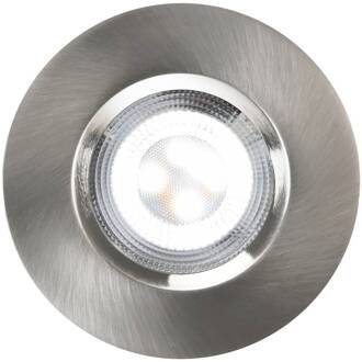 Nordlux LED inbouwlamp Don Smart, RGBW, nikkel geborsteld nikkel