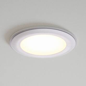 Nordlux LED plafond inbouwlamp Elkton, Ø 8 cm wit