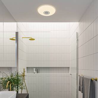 Nordlux LED plafondlamp DJay Smart CCT met luidspreker wit, grijs