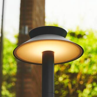 Nordlux LED tuinpadverlichting Justina, bewegingsmelder, antraciet