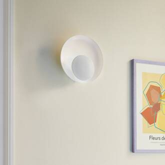 Nordlux LED wandlamp Marsi met kabel/stekker, wit