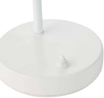 Nordlux Matis tafellamp, metaal, verstelbare kap, wit