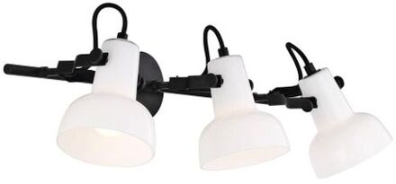 Nordlux Parson wandlamp 3-Rail – zwart/wit – modern