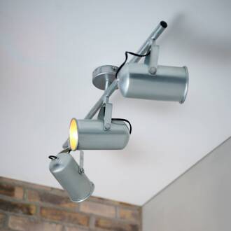 Nordlux Plafondlamp Porter in industriële look met 3 spots zink