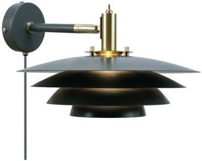 Nordlux Wandlamp Bretagne Grijs ⌀30cm G9