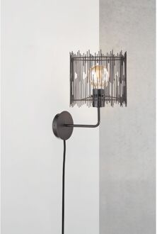 Nordlux Wandlamp Elvis Zwart E27