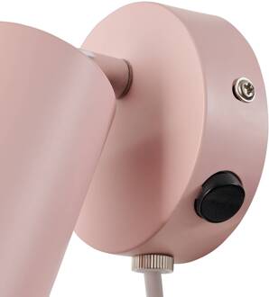 Nordlux Wandspot Explore met kabel en stekker, GU10, rosé
