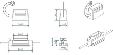 Norm Zekeringhouder SH1335