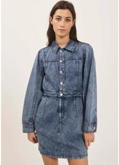NORR Cara denim dress light blue - Blauw - M