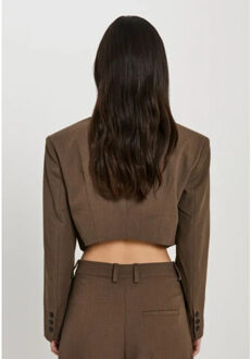 NORR Kamin blazer khaki - Veelkleurig - XS