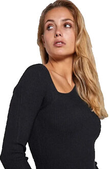 NORR Sherry knit top black - Zwart - M