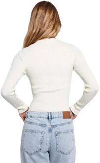 NORR Sherry knit top off white - Wit - XS