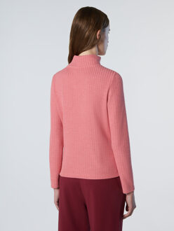 North Sails Boven Geribbelde jersey coltrui - maat Roze