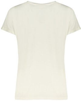 North Sails Boxy Fit T-shirt Korte Mouwen - maat L Ivoor