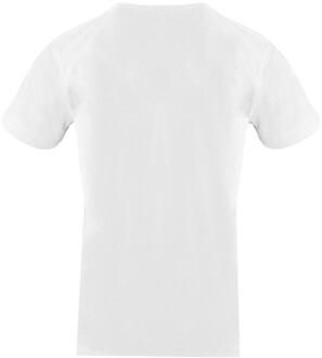 North Sails Circle NS Logo White T-Shirt - maat M Wit